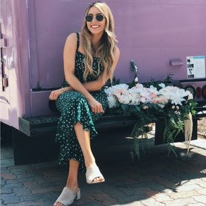 Faithful the brand green jumpsuit